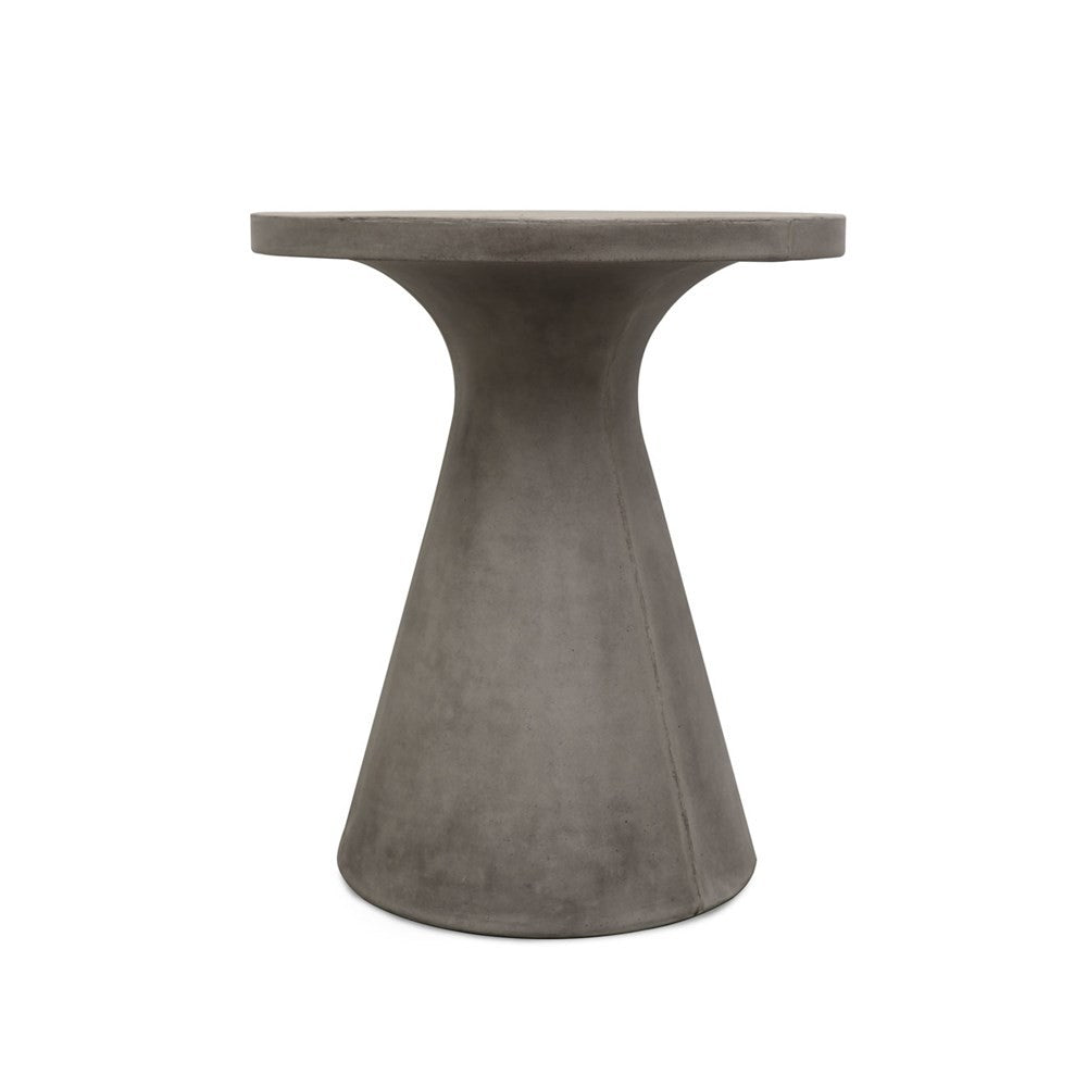 11560 Corfu Concrete Pedestal Table Grey