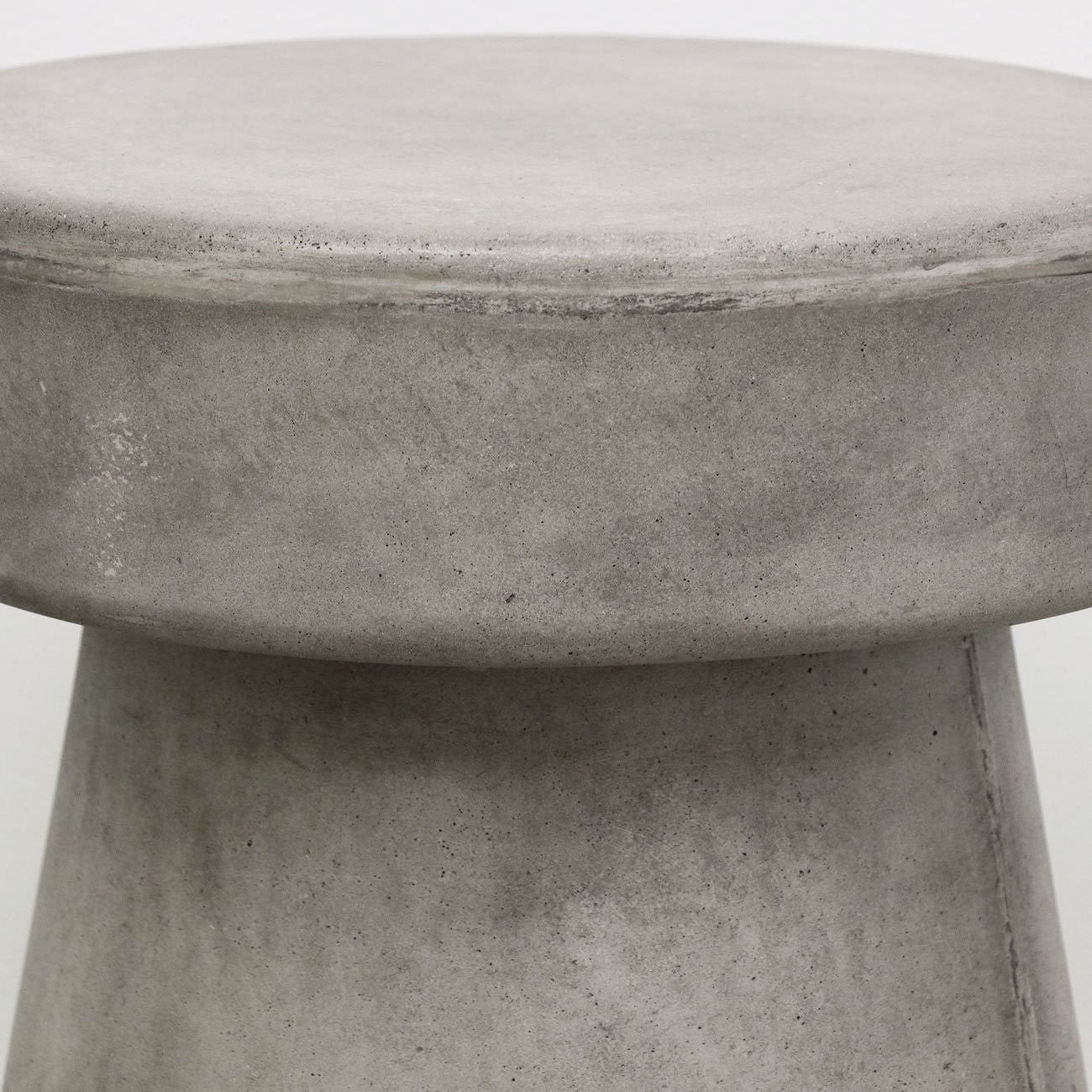 Mushroom Concrete Stool/ Side Table Grey