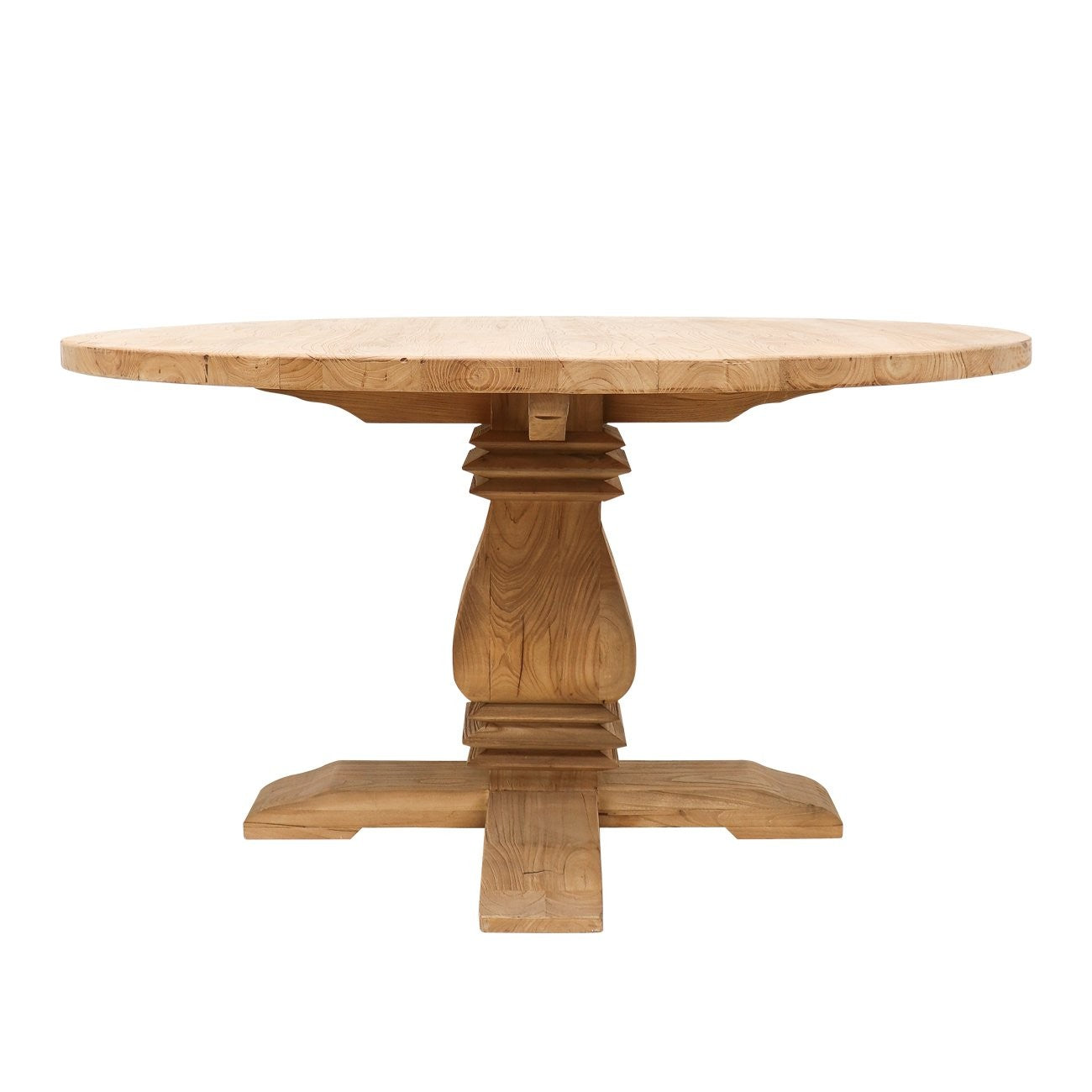 4676 Mulhouse Round Elm Dining Table 140cm