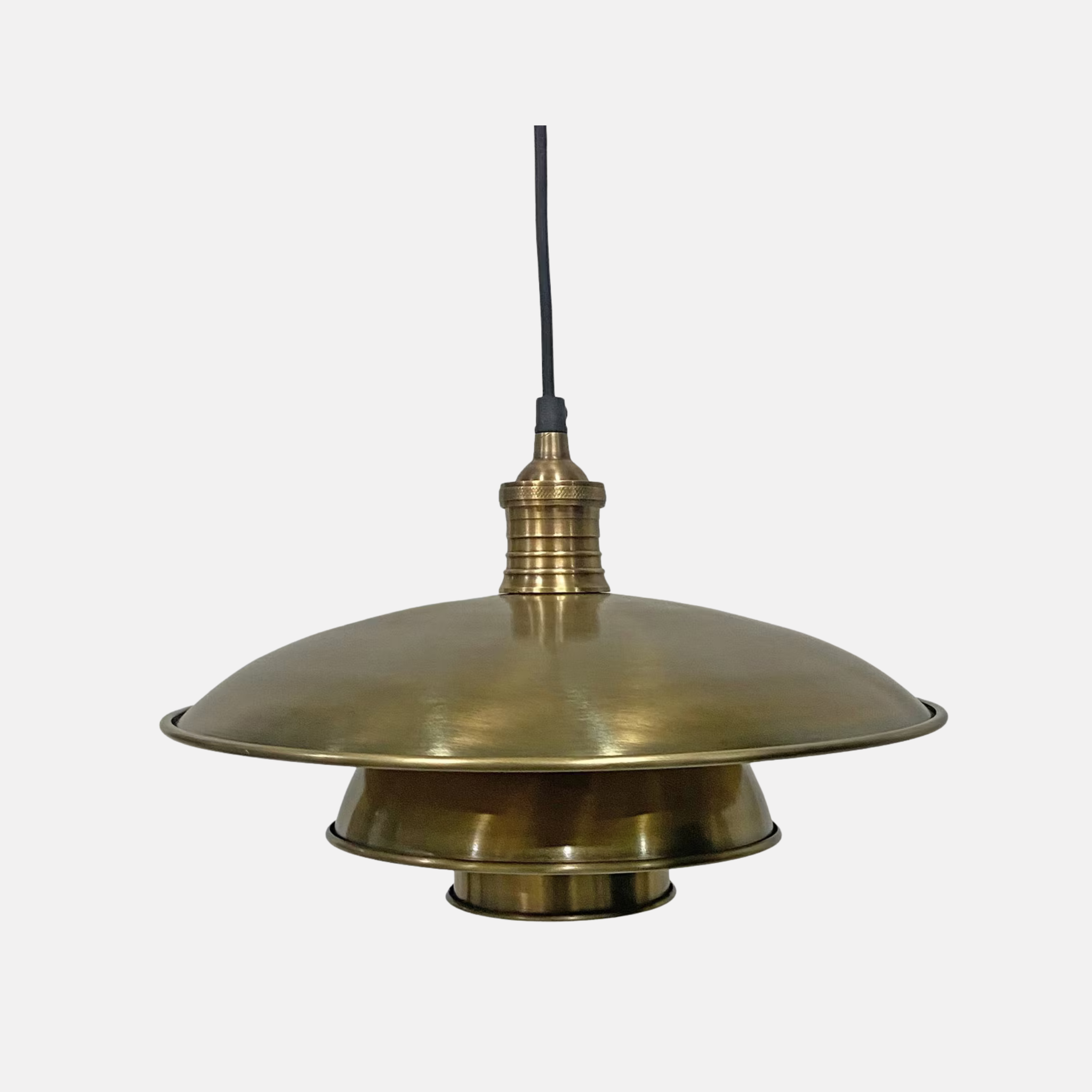 Antique Brass Triple Pendant