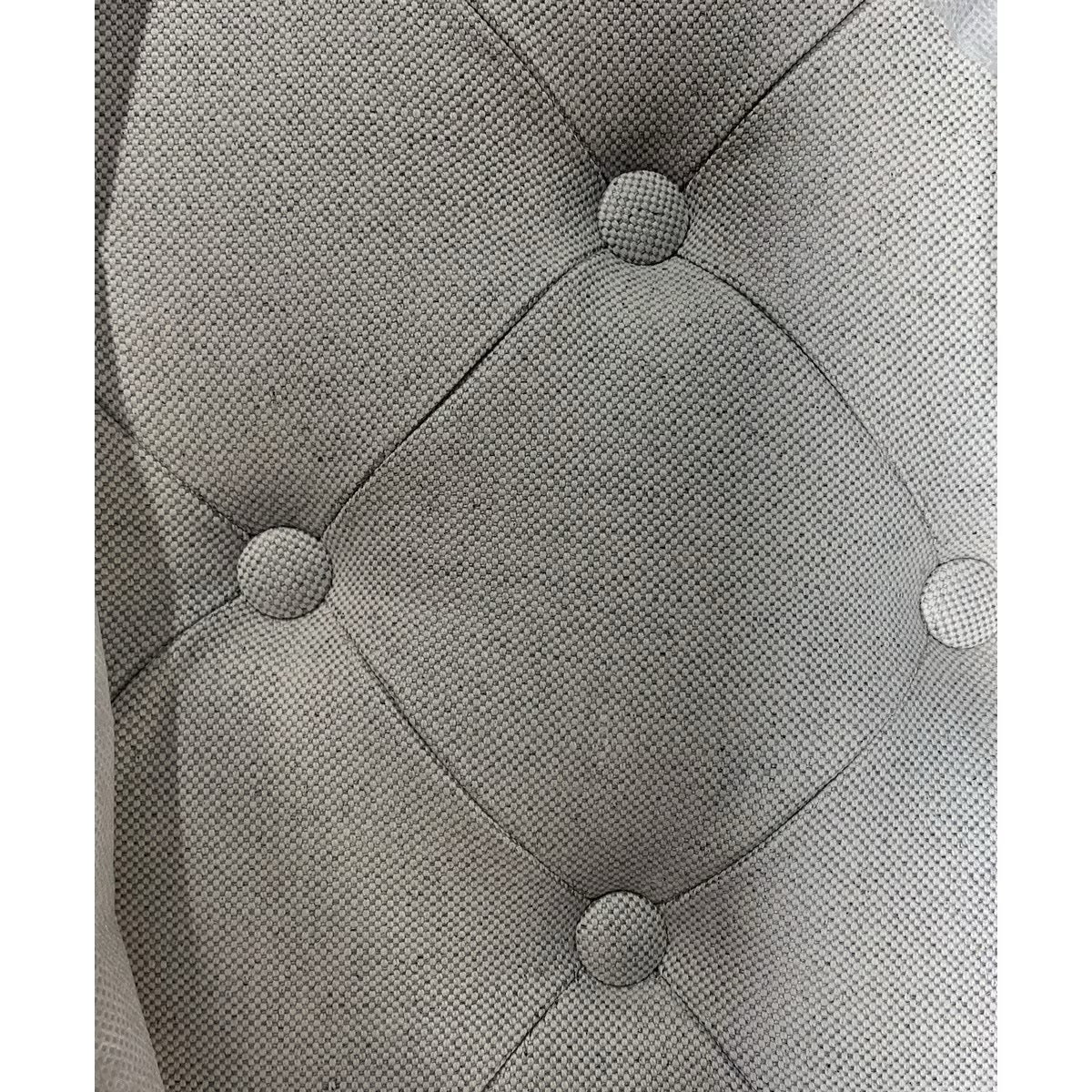 Abbey Linen Storage Bench Seat - Salt & Pepper