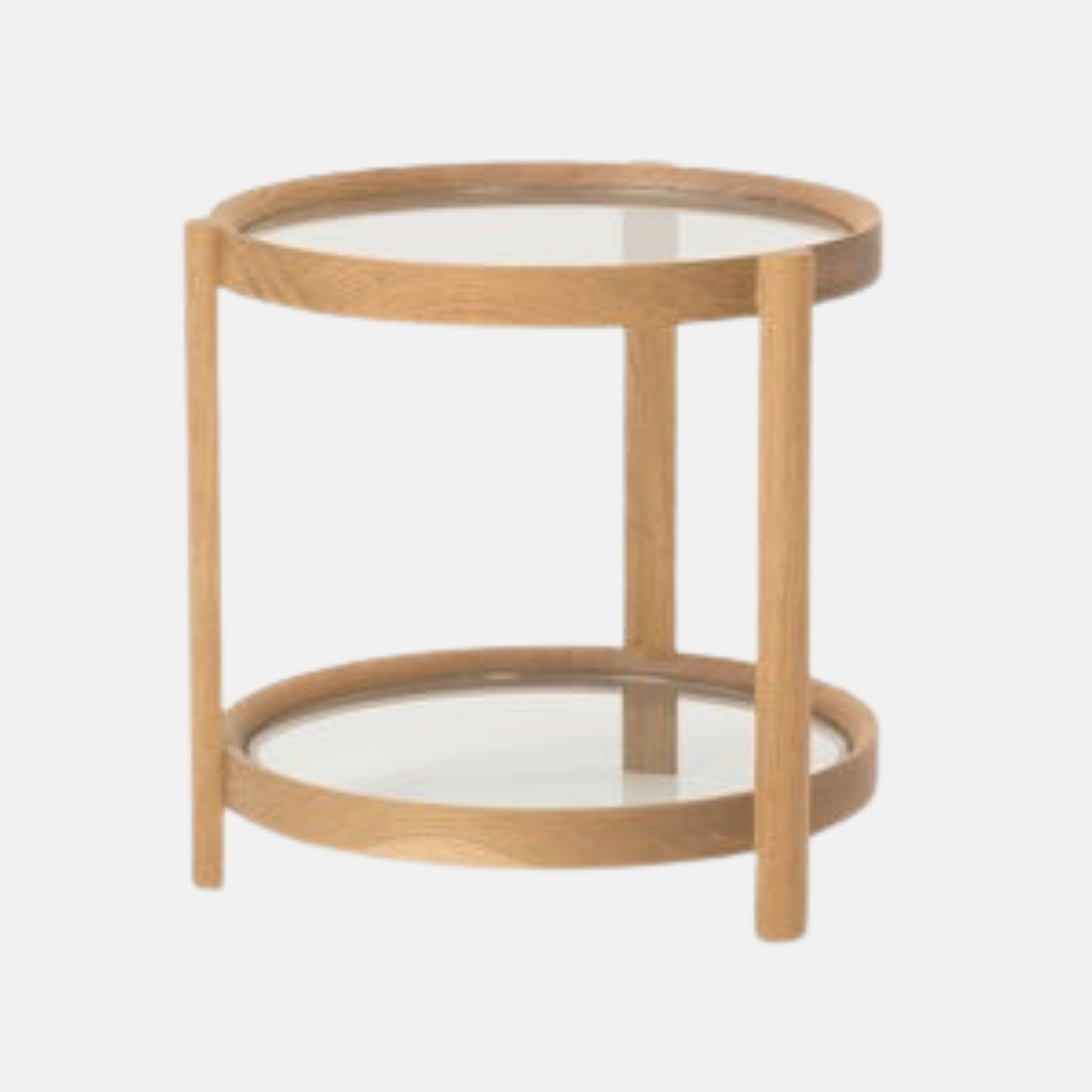 Column Side Table - Oak