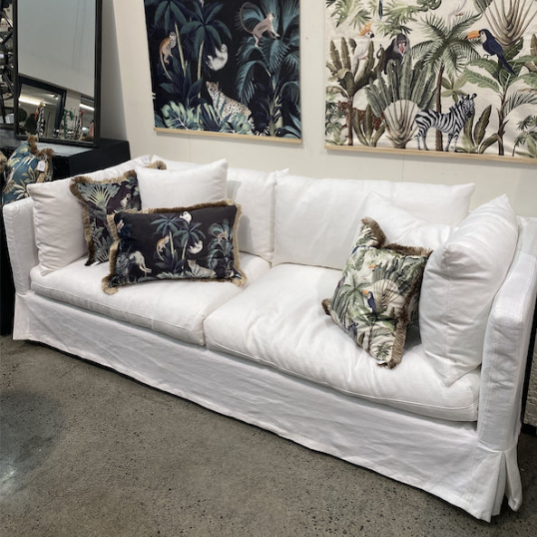 Long Island Sofa - White