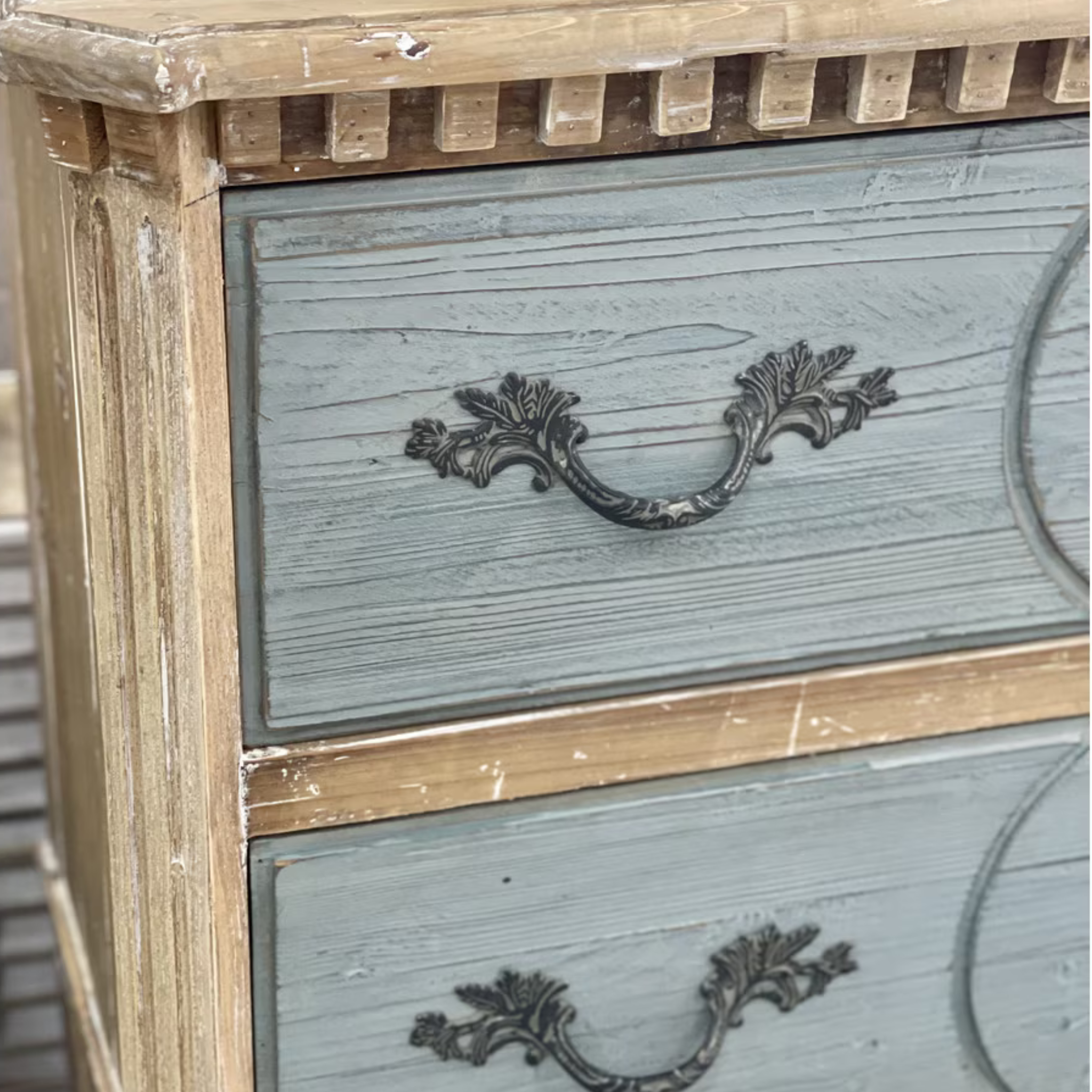 Sea Salt Blue 2 Drawer Chest