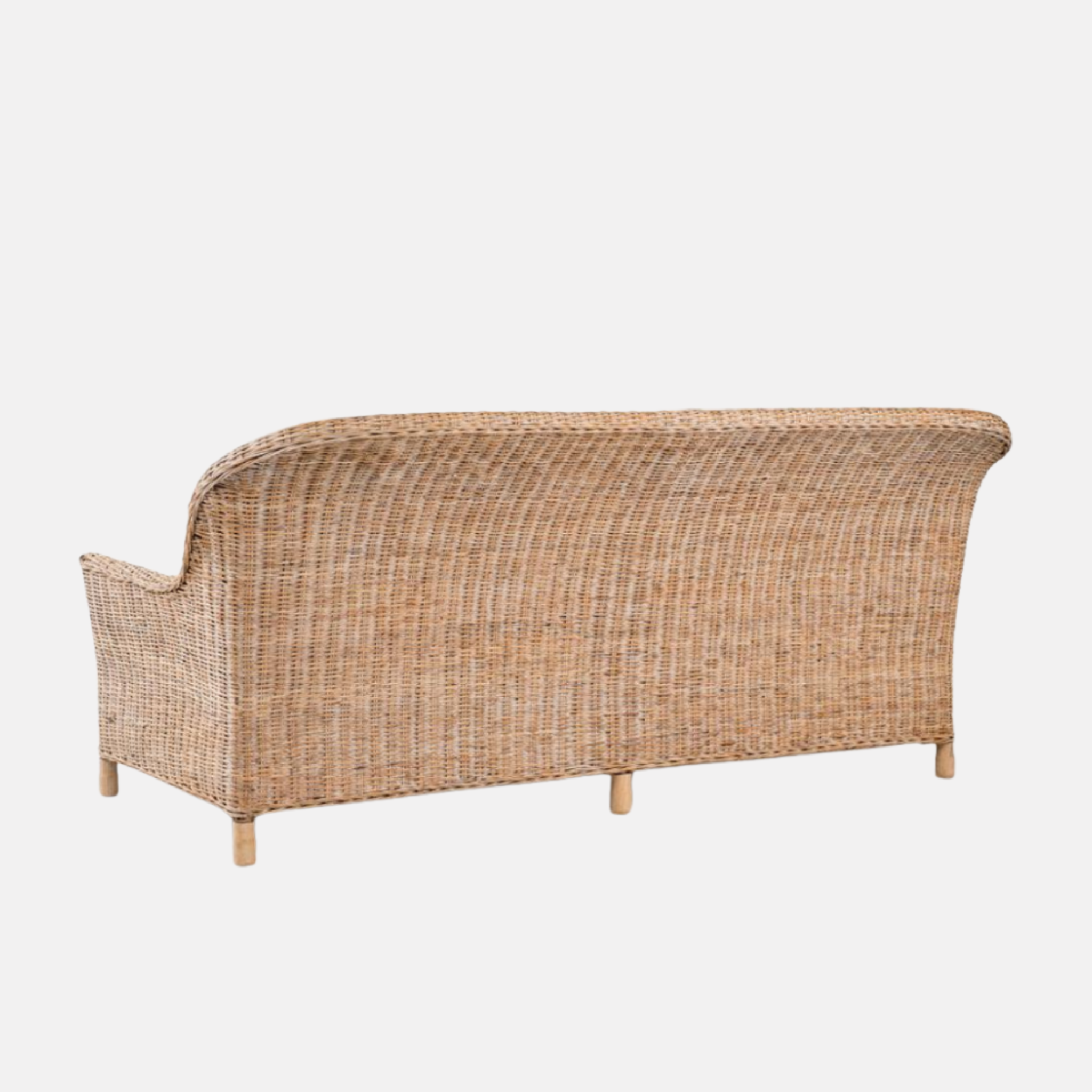 Gable Rattan Sofa - Whitewash