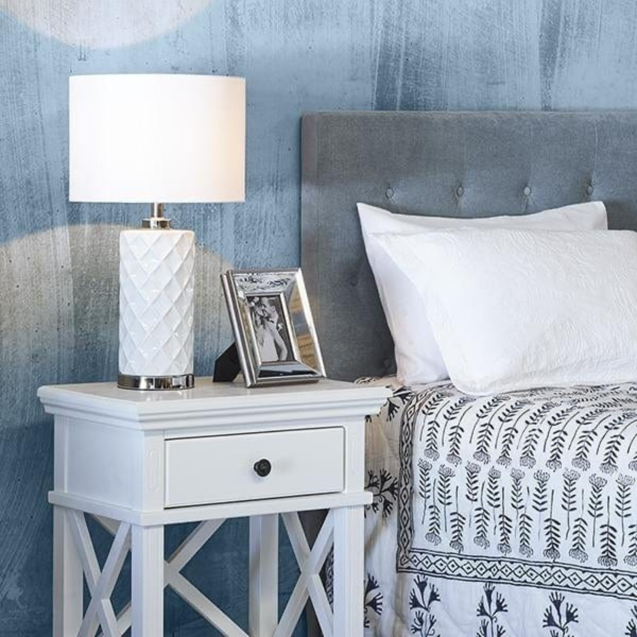 Sorrento Bedside - White