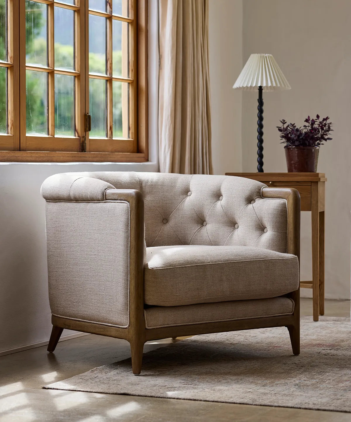 ELLSWORTH ARMCHAIR - NATURAL