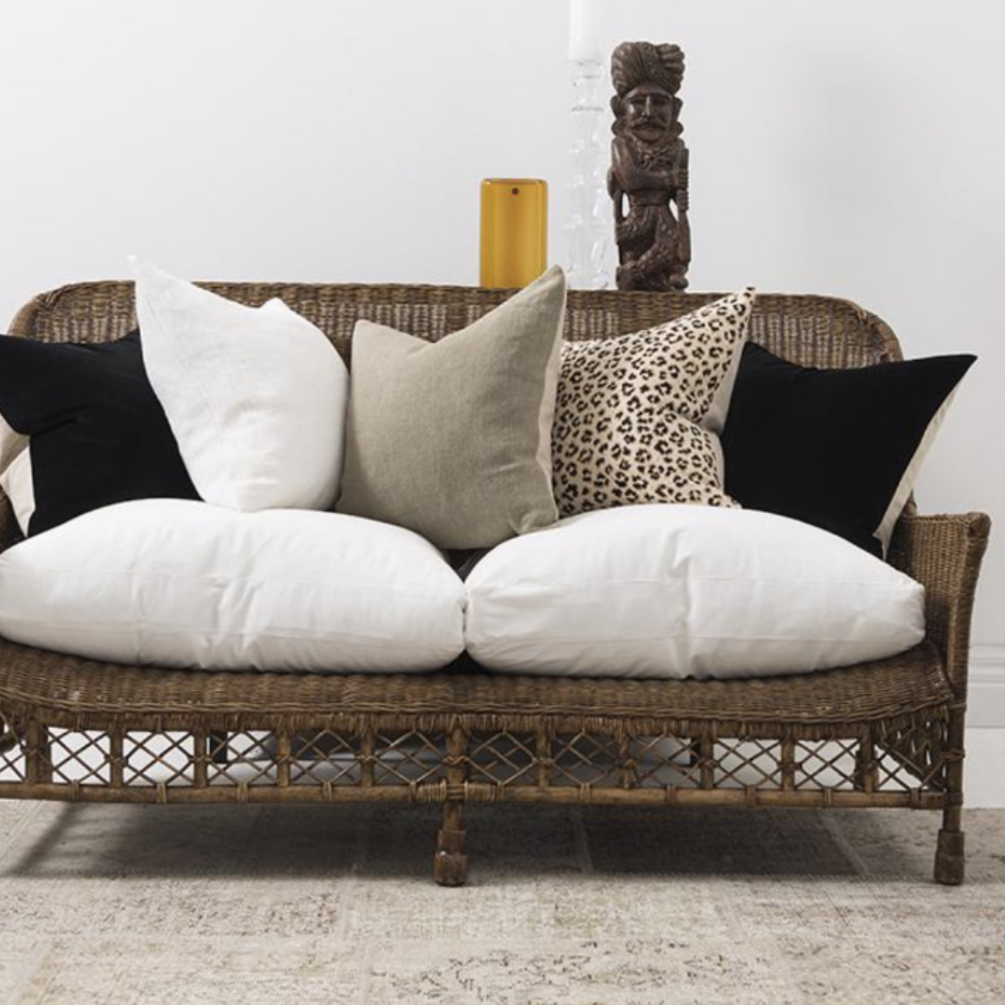 G & T Rattan Sofa