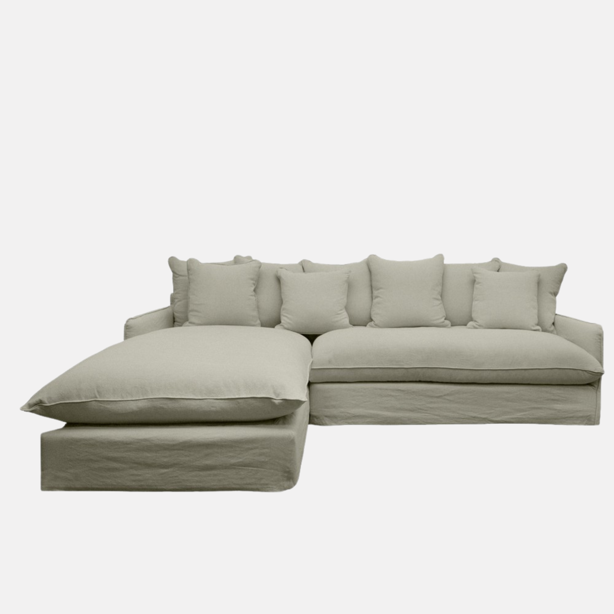 Lotus Modular Left Hand Sofa - Khaki