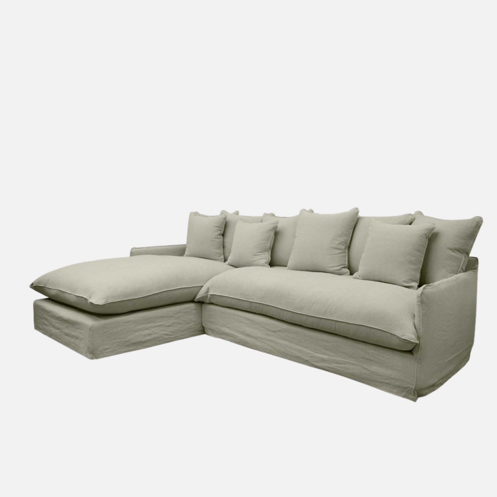Lotus Modular Left Hand Sofa - Khaki