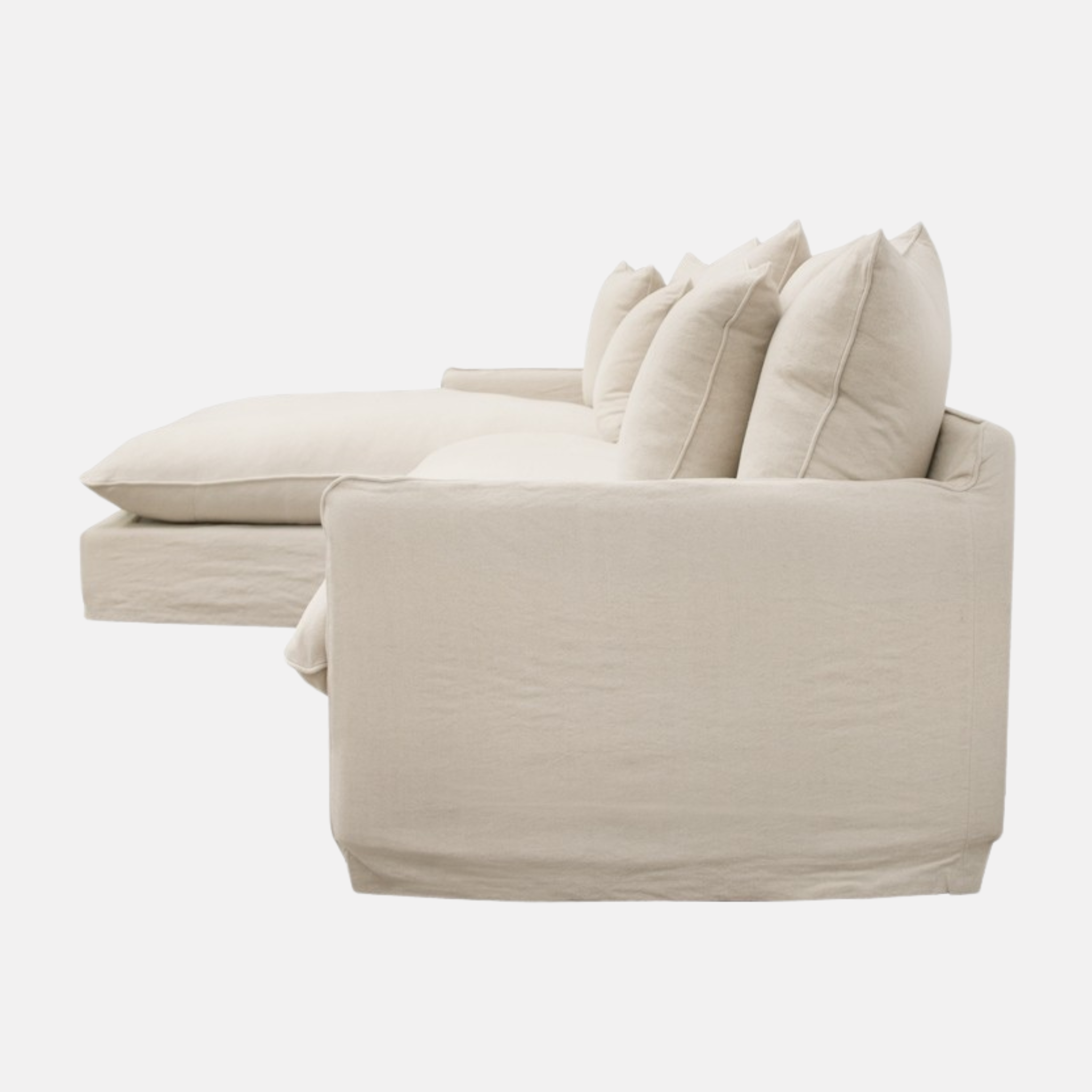 Lotus Modular Left Hand Sofa - Oatmeal