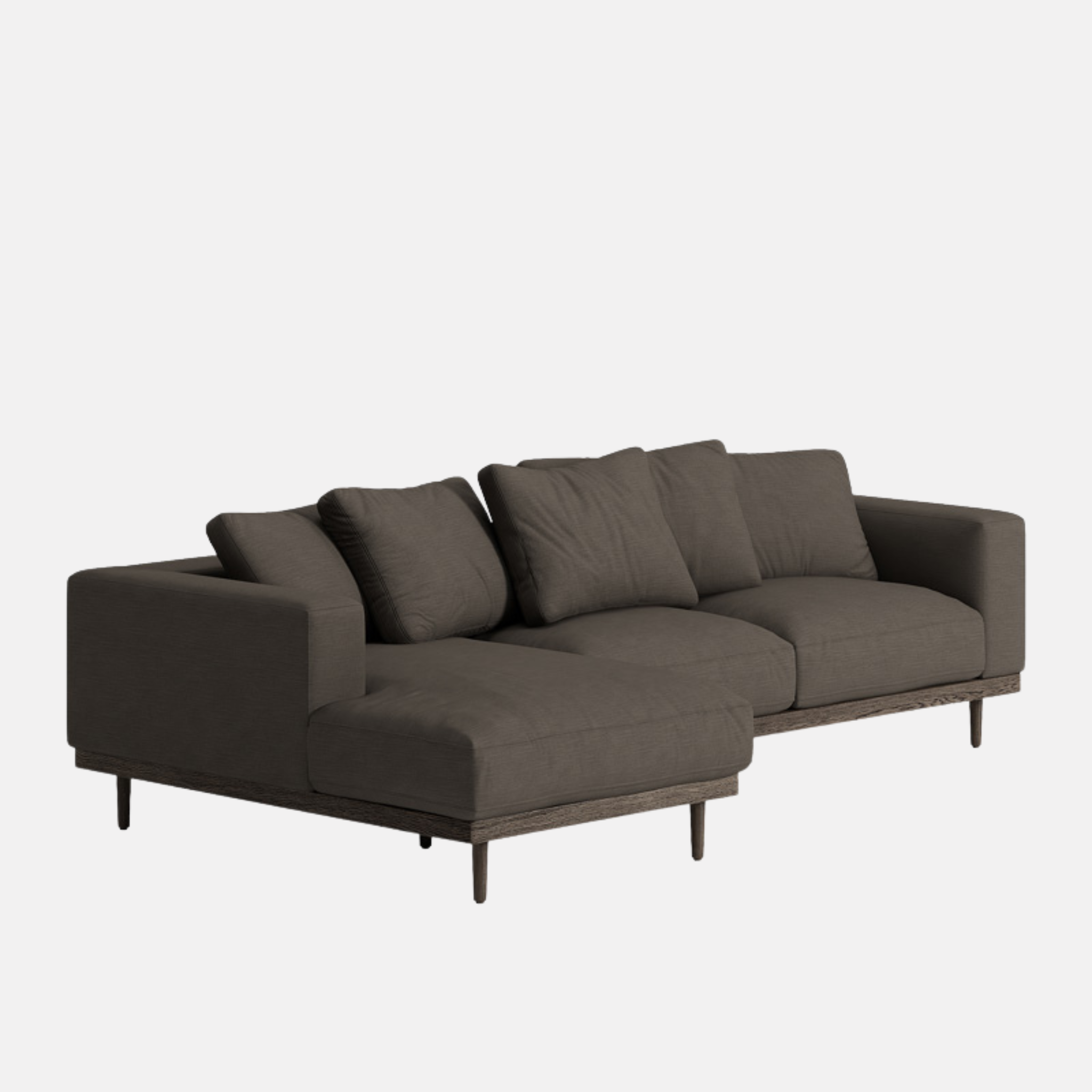 Knoll Corner Sofa - Mocha