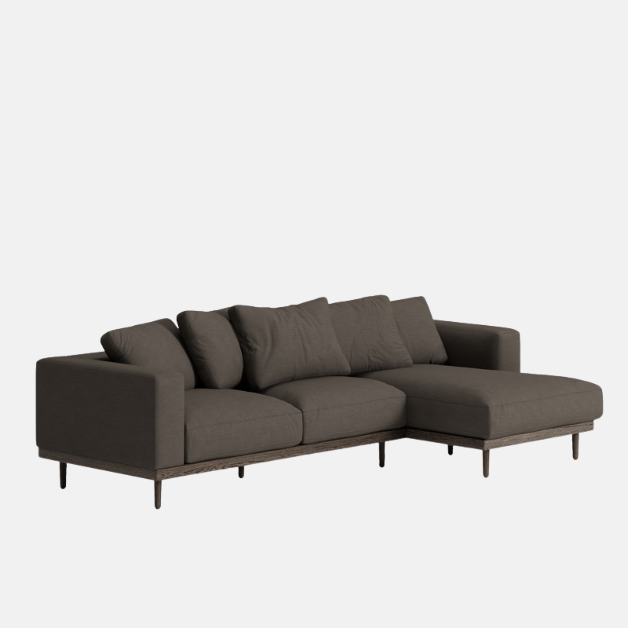 Knoll Corner Sofa - Mocha