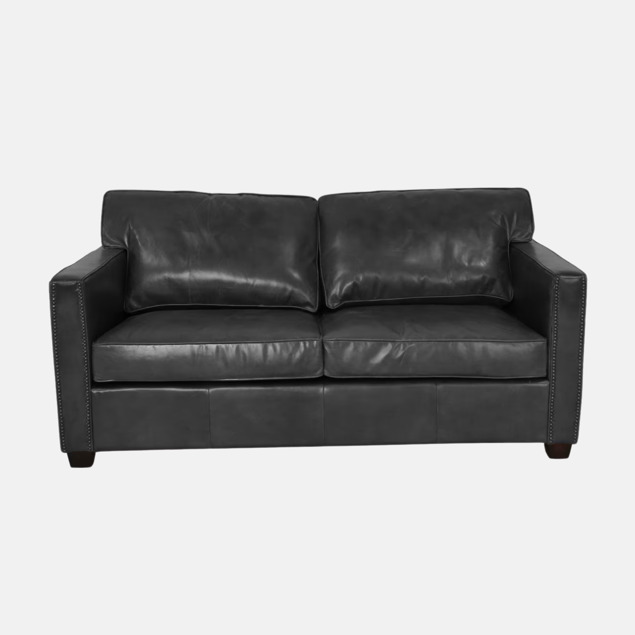 Mason Leather Sofa - Black