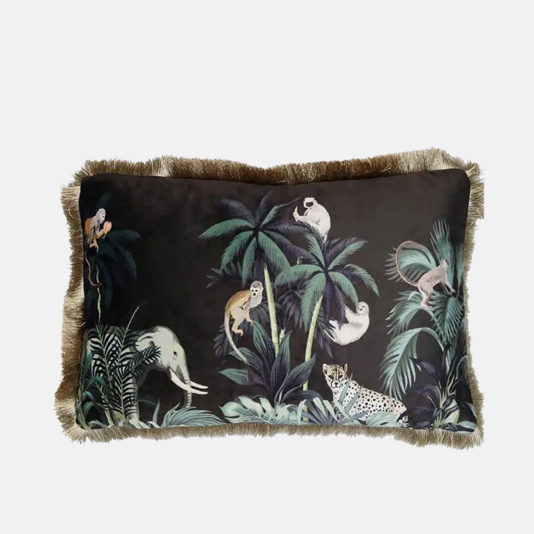 Jungle Velvet Cushion