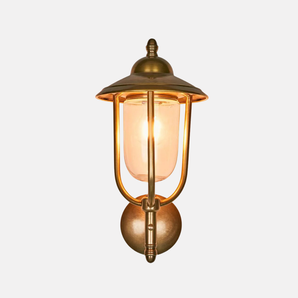 Pier Outdoor Wall Light – Antique Brass