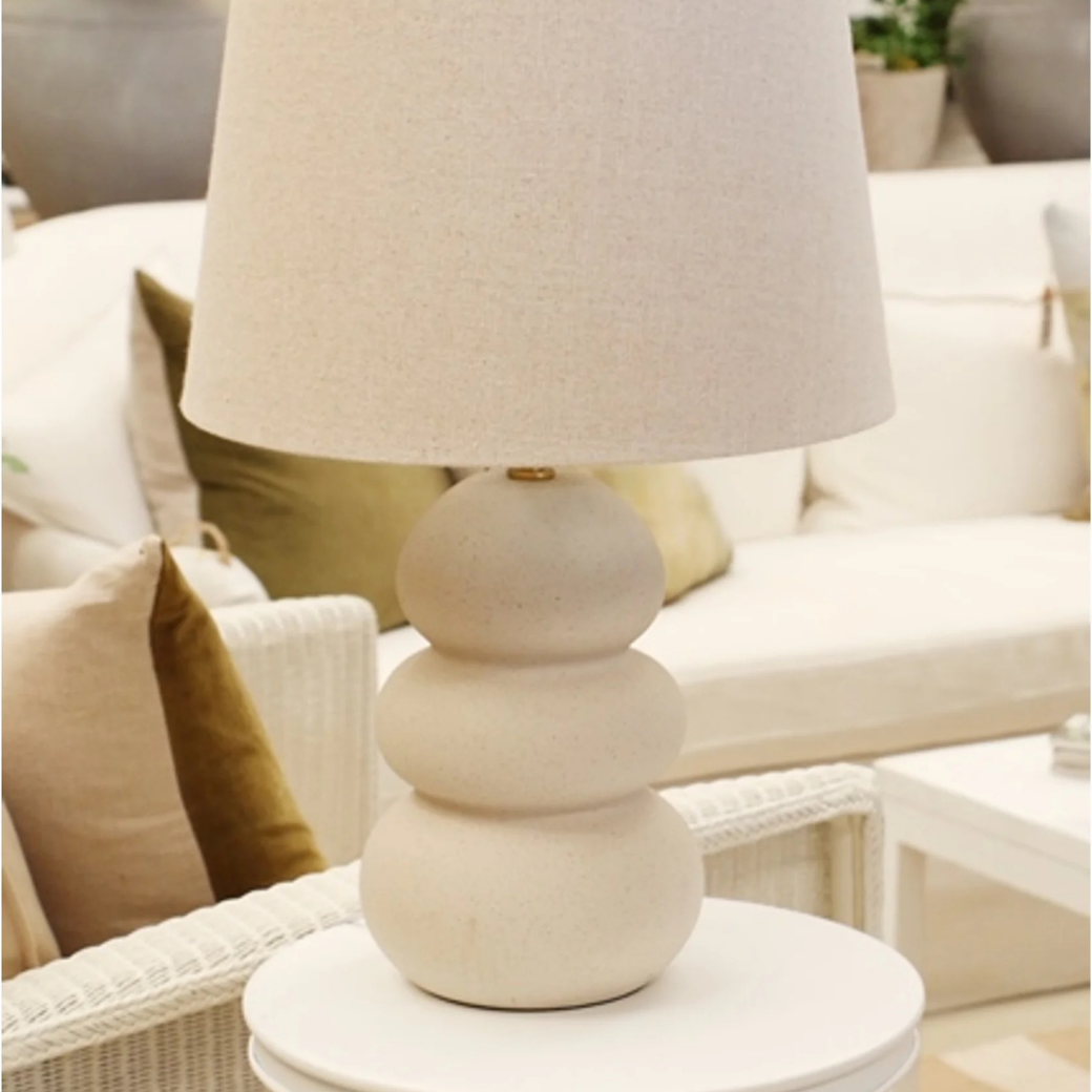 Salted Riverstone Lamp