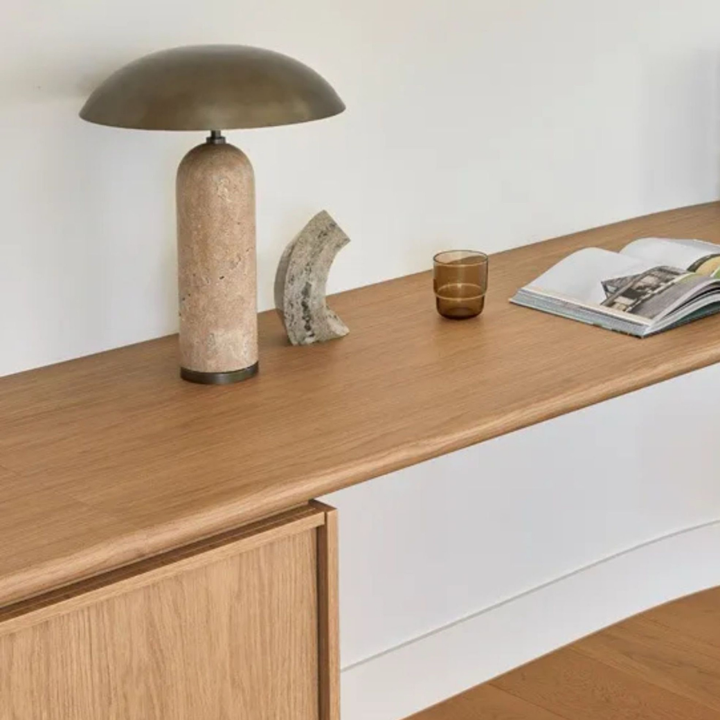 Tilt Lamp Travertine