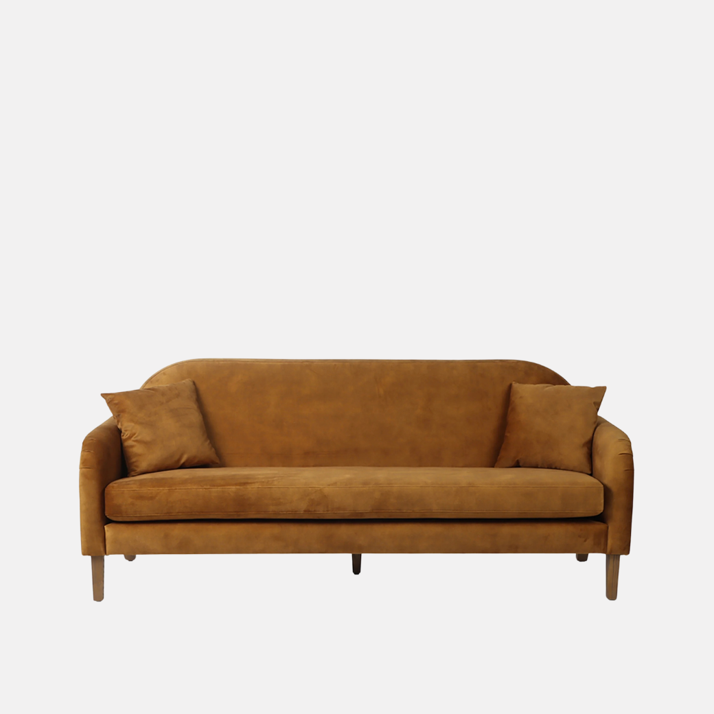 Costa Couch – Cognac Velvet