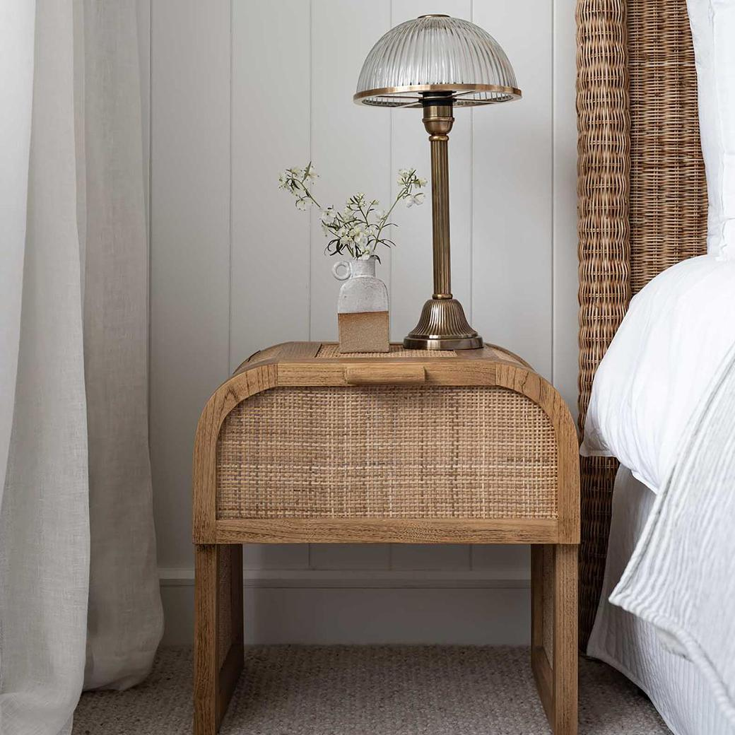 Grace Bedside Table – Natural