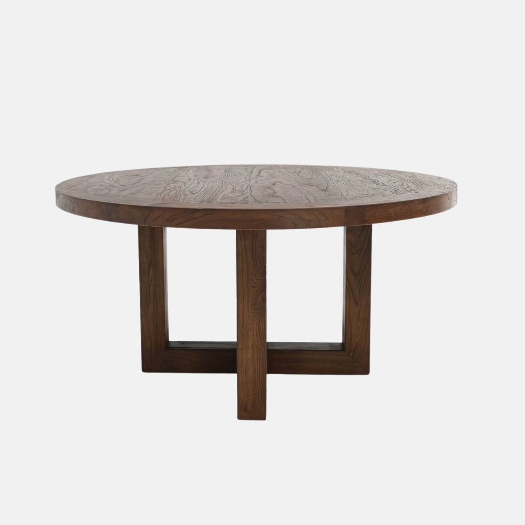Marlow Round Dining Table - Walnut