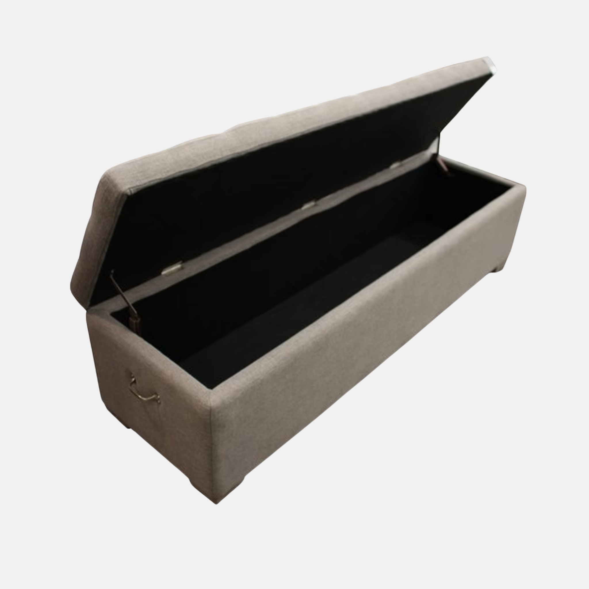 Abbey Linen Storage Bench Seat - Grey