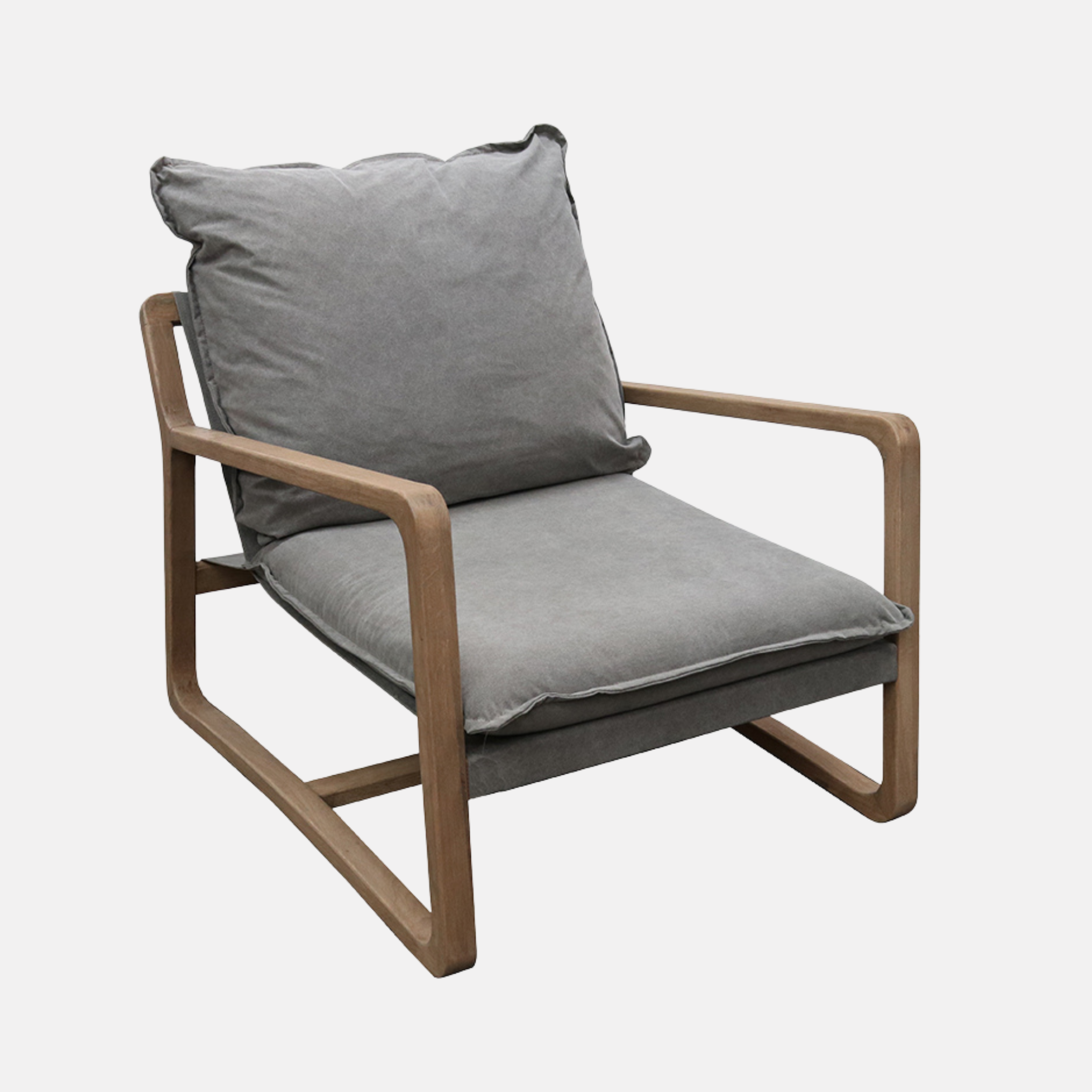 Acer Oak Armchair - White