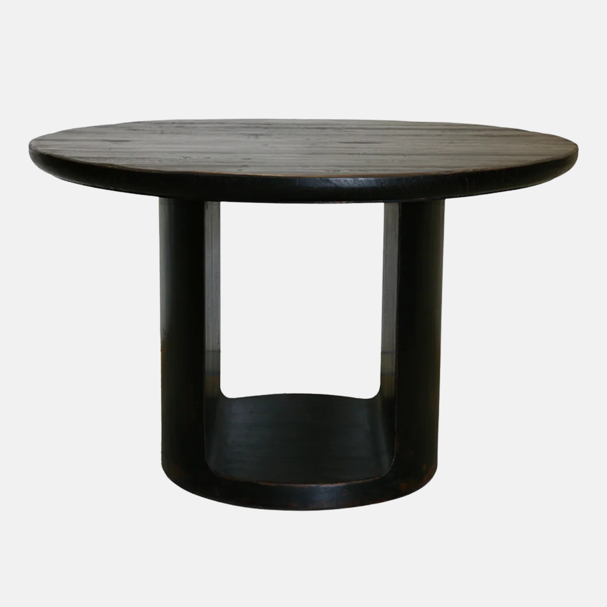 Akito Dining Table - Solid Dark Oak