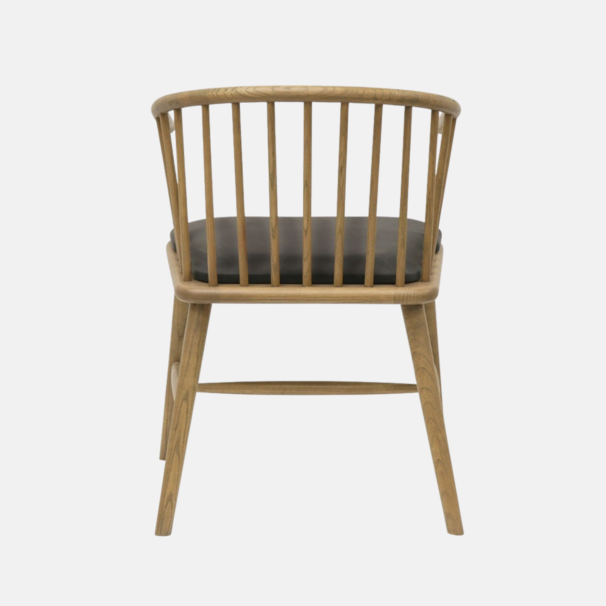 Ankara Dining Chair -Black Leather