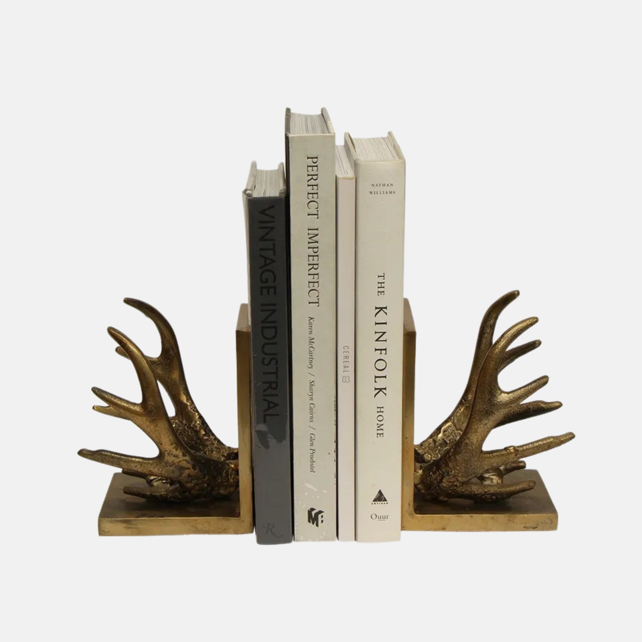 Antler Bookend - Gold