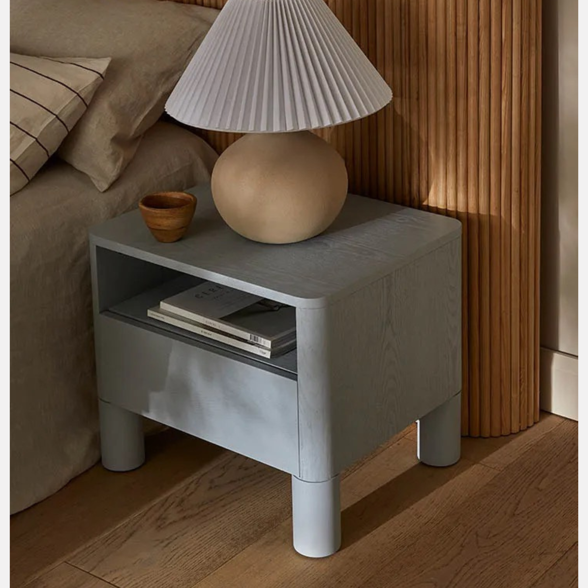 Artie Open Bedside - Powder Blue