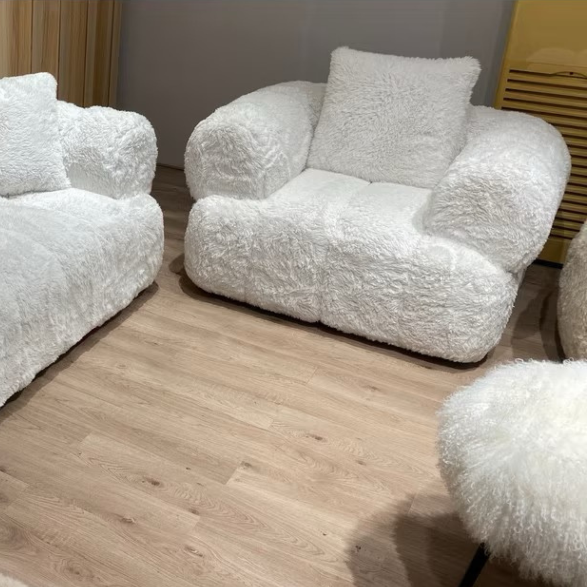 Aspen Sheepskin Armchair - White