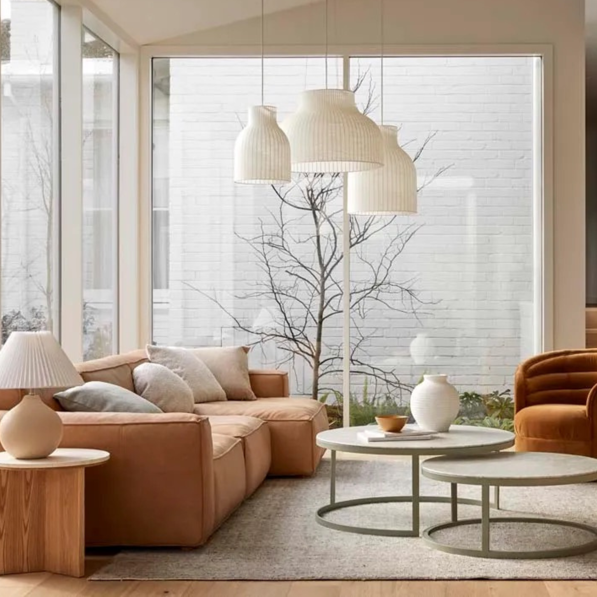 Baker Leather Sofa - Left hand