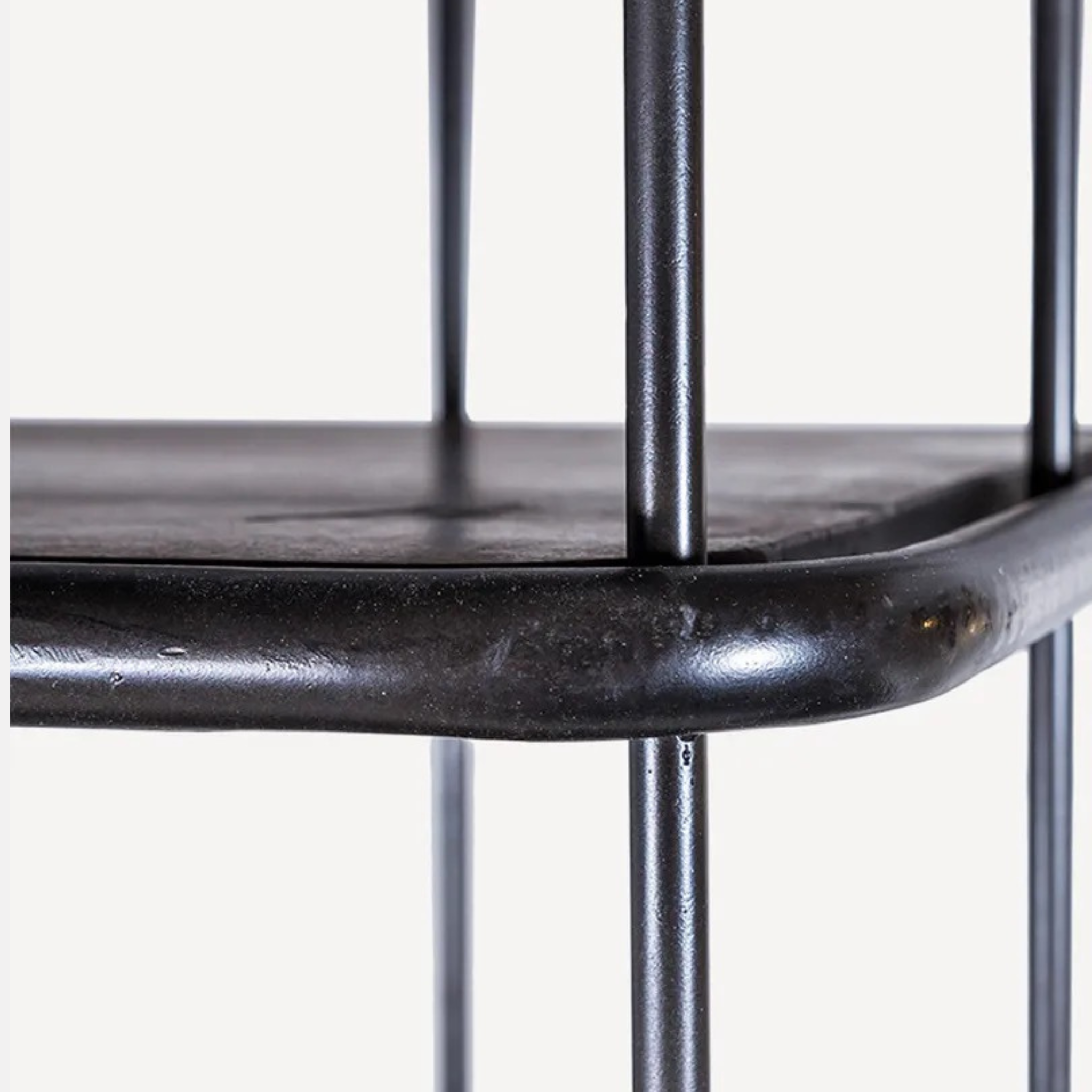 Slatted Bakers Shelves - Iron