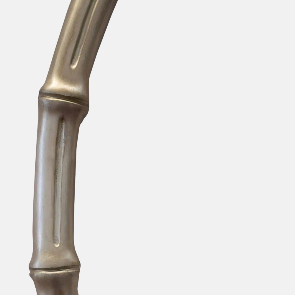 Bamboo Mirror - Antique Silver