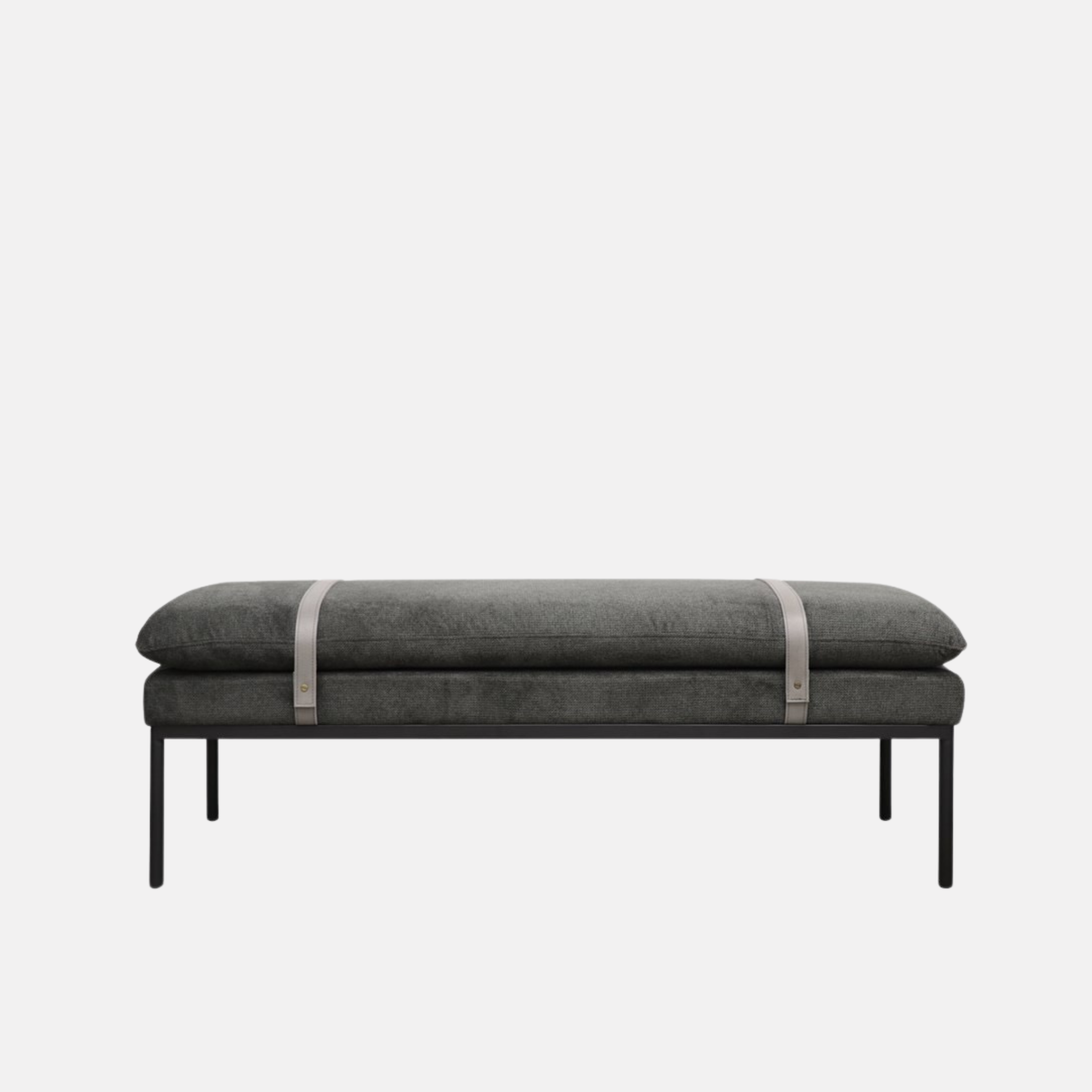 Baxter Bench - Charcoal