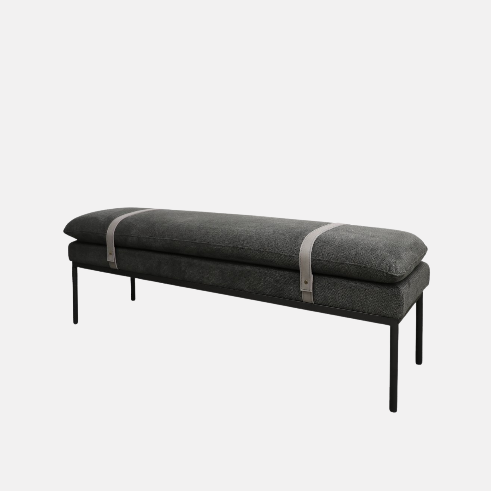 Baxter Bench - Charcoal