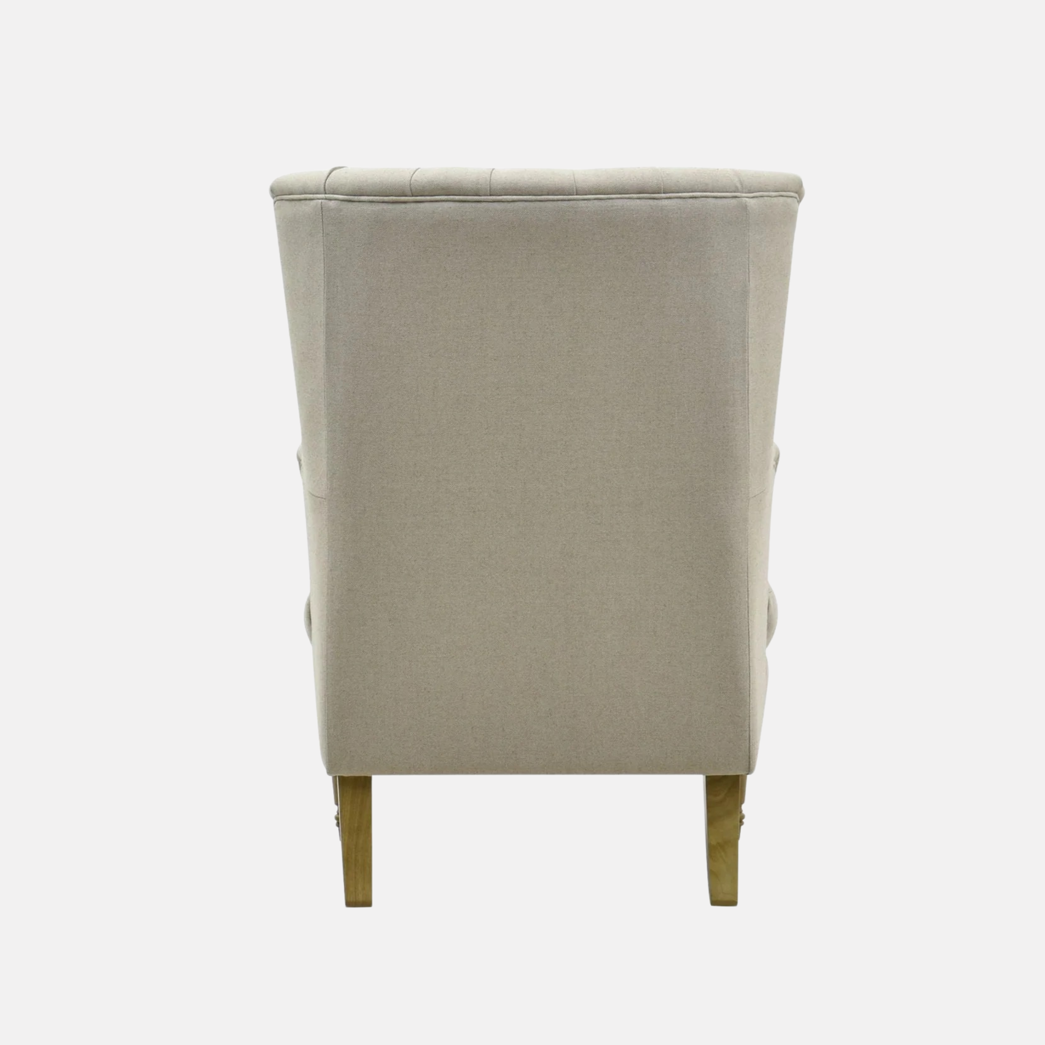 Bayside Buttoned Arm Chair - Linen