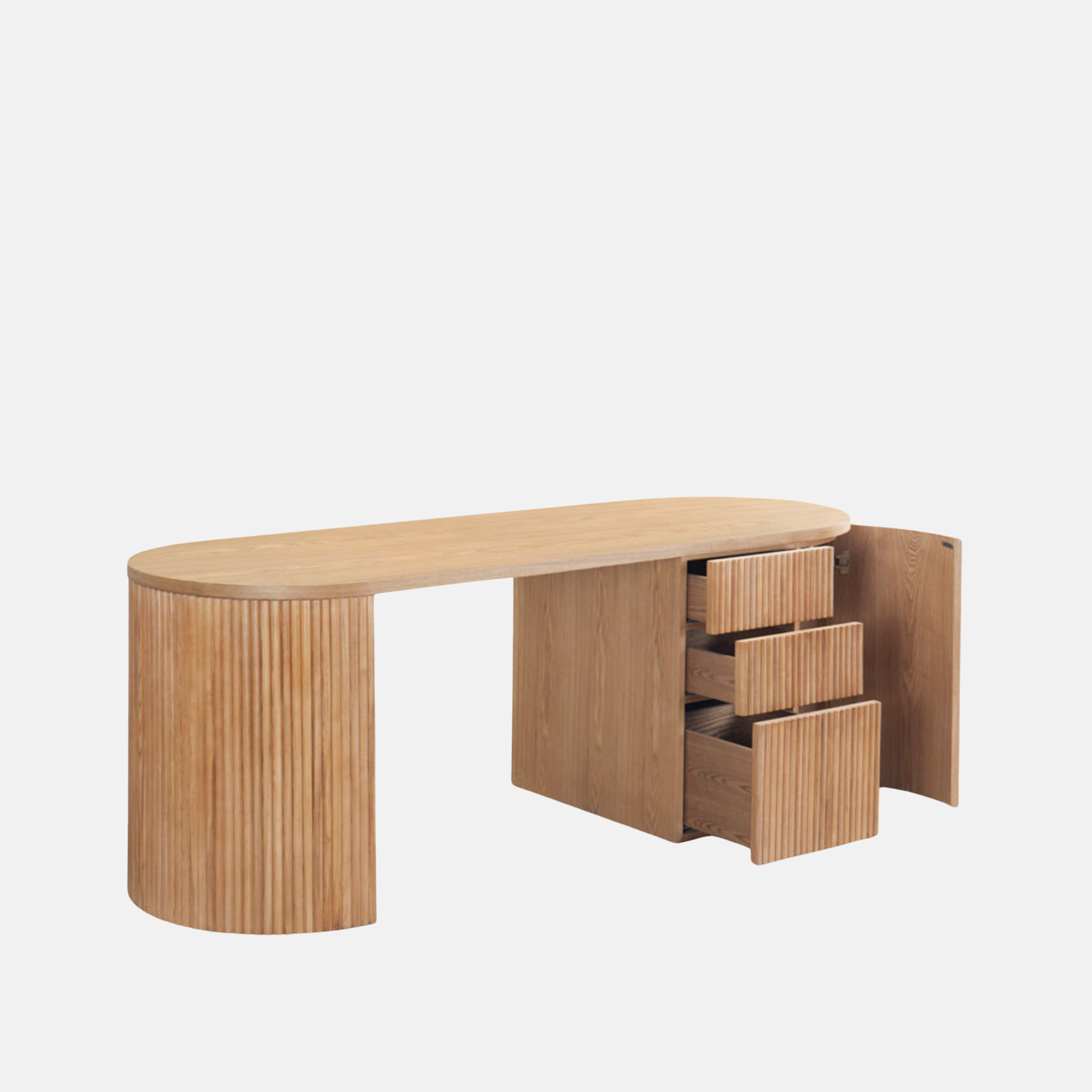 Benjamin Grande Desk - Natural Ash