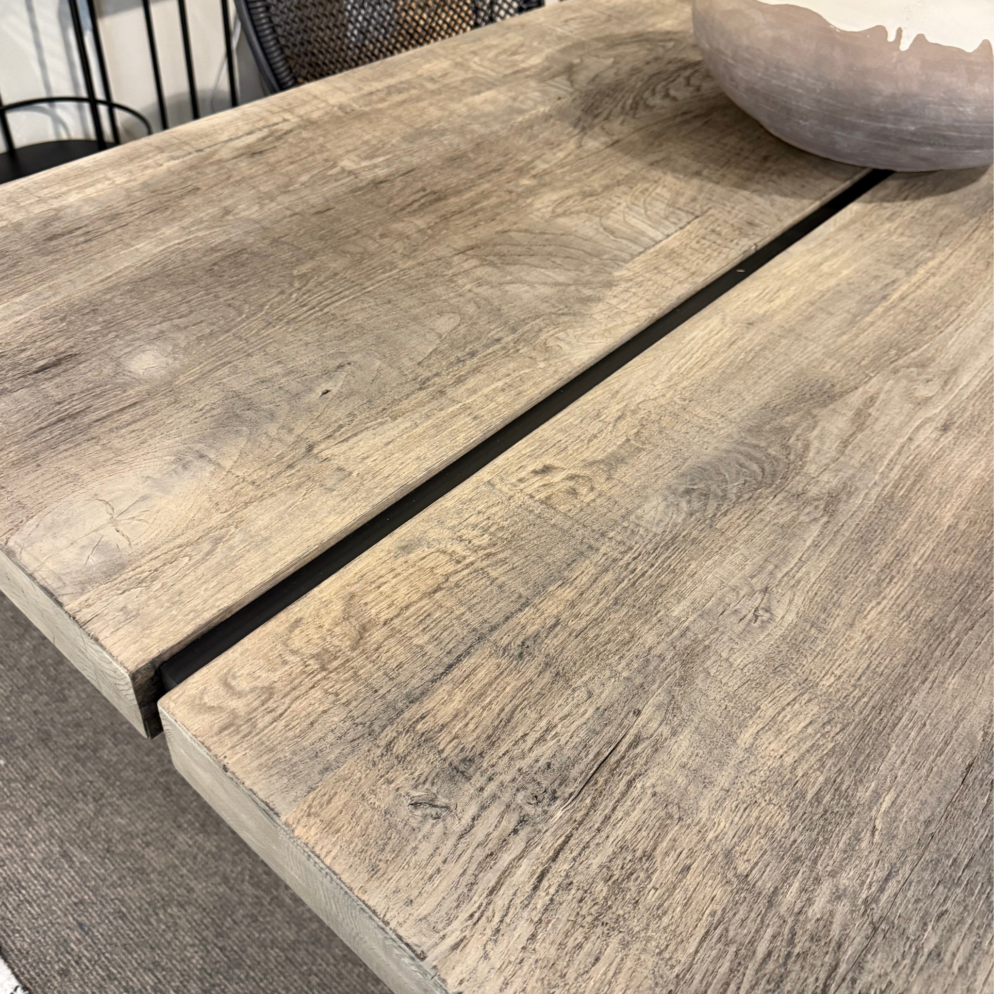 Berlin Dining Table - Silvered Oak