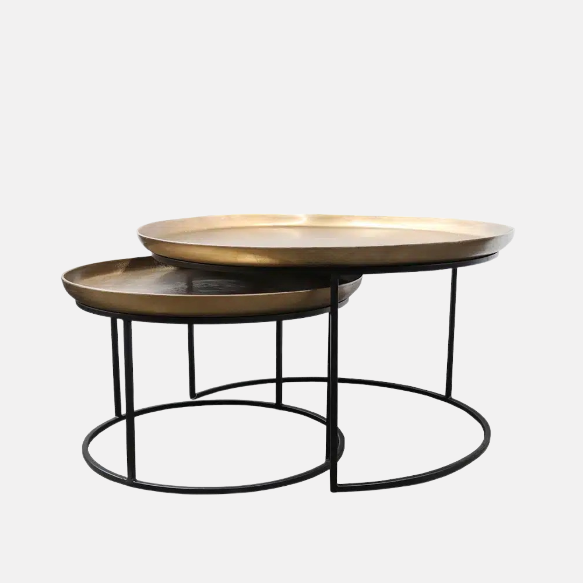 Calypso Nesting Coffee Tables - Brass