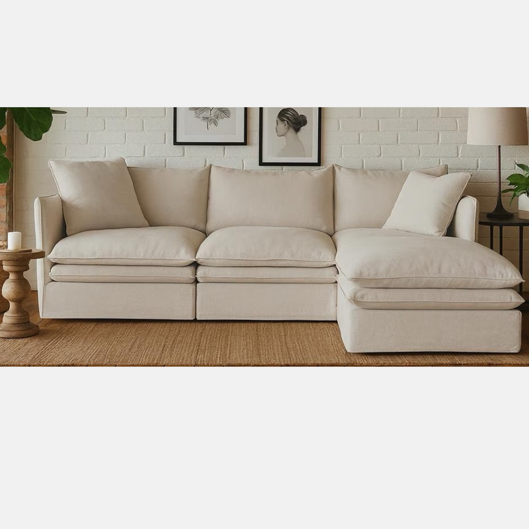 Cambridge Sectional Sofa - Four Pieces