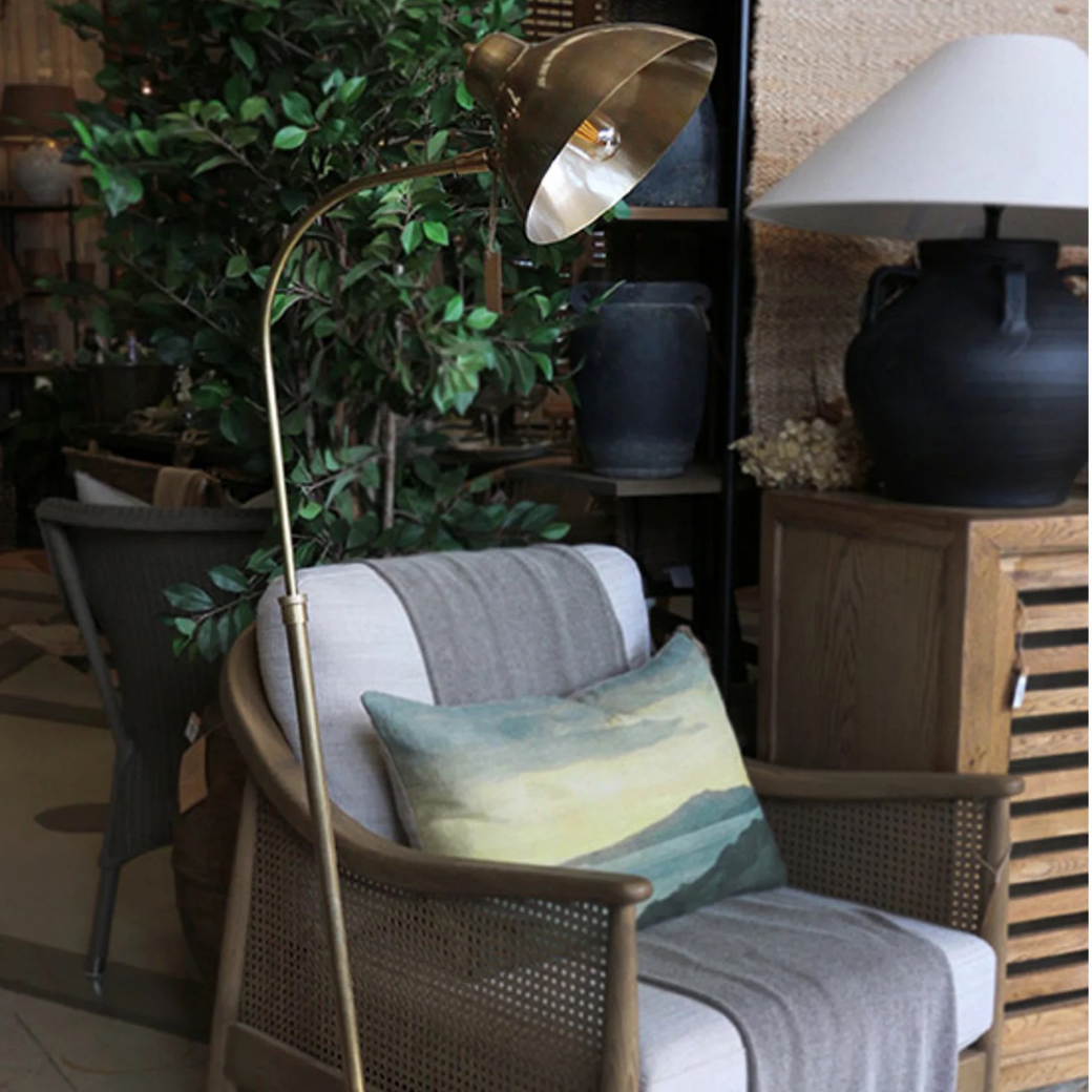 Cadiz Brass Floor Lamp