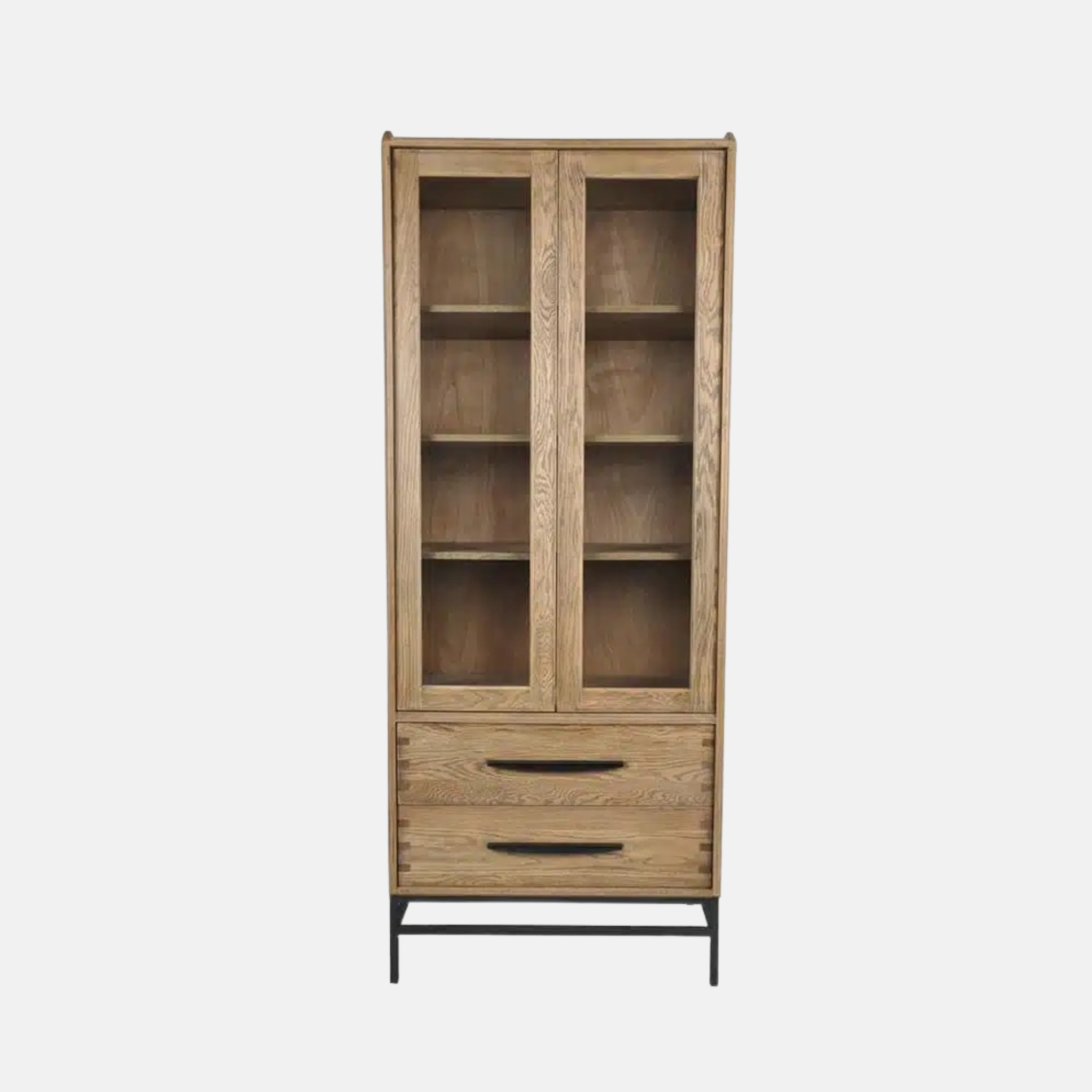Carlton Display Cabinet - Natural Oak