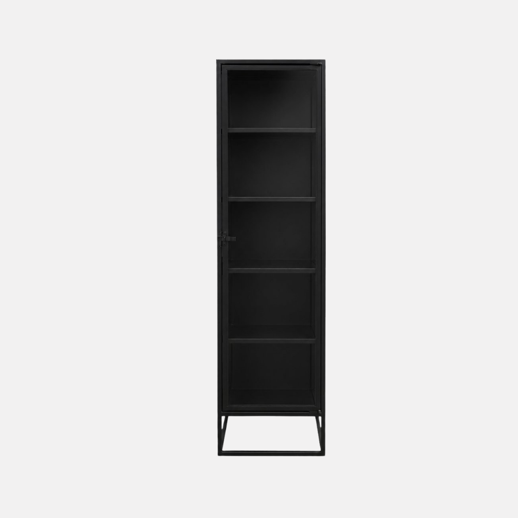 Carson Metal Display Cabinet - Narrow