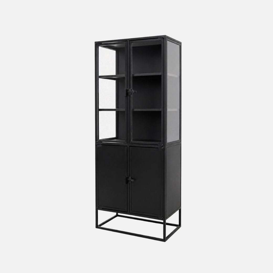 Carson Double Door Metal Display Cabinet