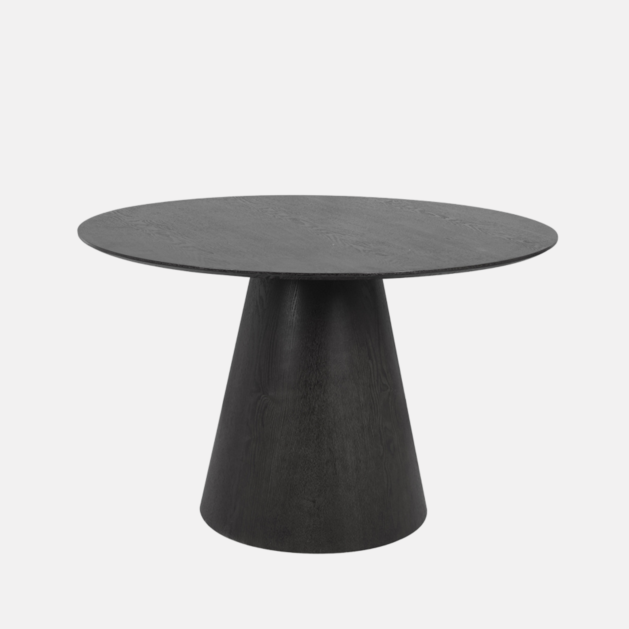 Charlie Round Dining Table - Black Oak