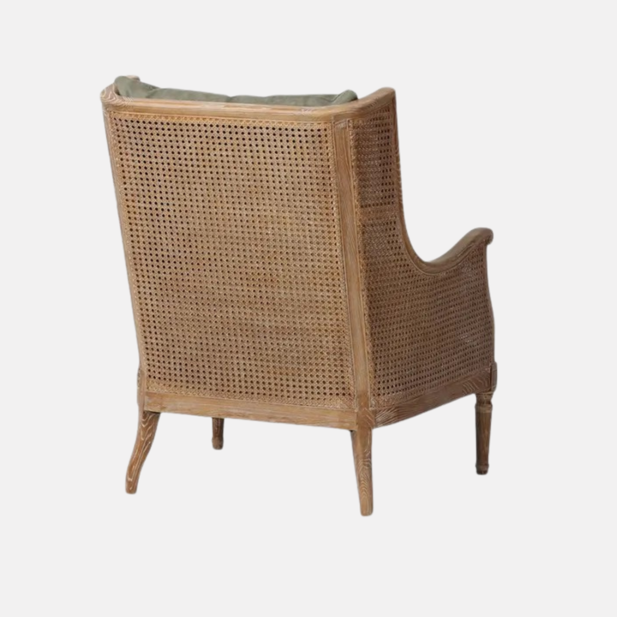 Chester Rattan Armchair - Green