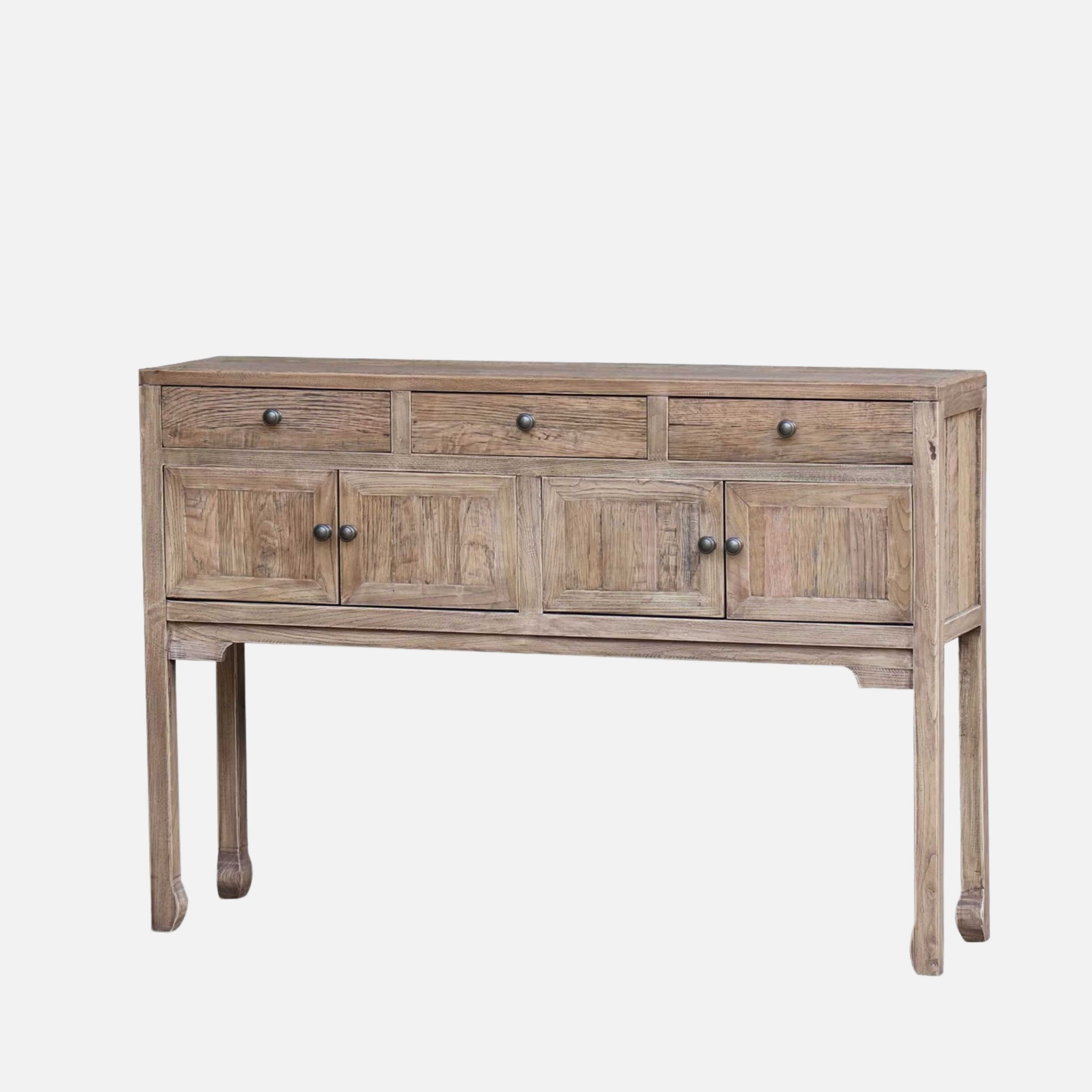 FARMHOUSE OAK & PINE CONSOLE - Natural