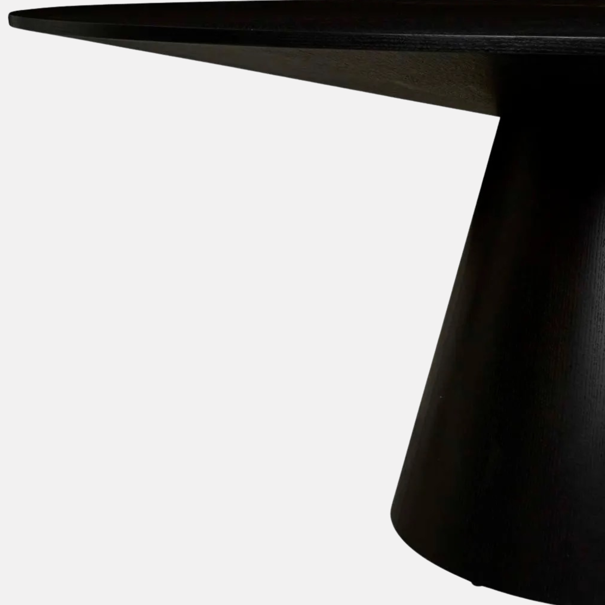 Classique Round Dining Table - Black Oak